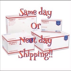 Same day or next day shipping available! 🥳